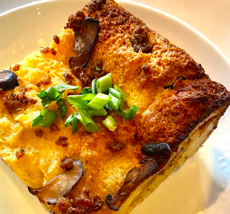 Old Vine Kitchen & Bar signature dishes Goat Omelet
Chili Verde Quiche
Biscuits & Gravy